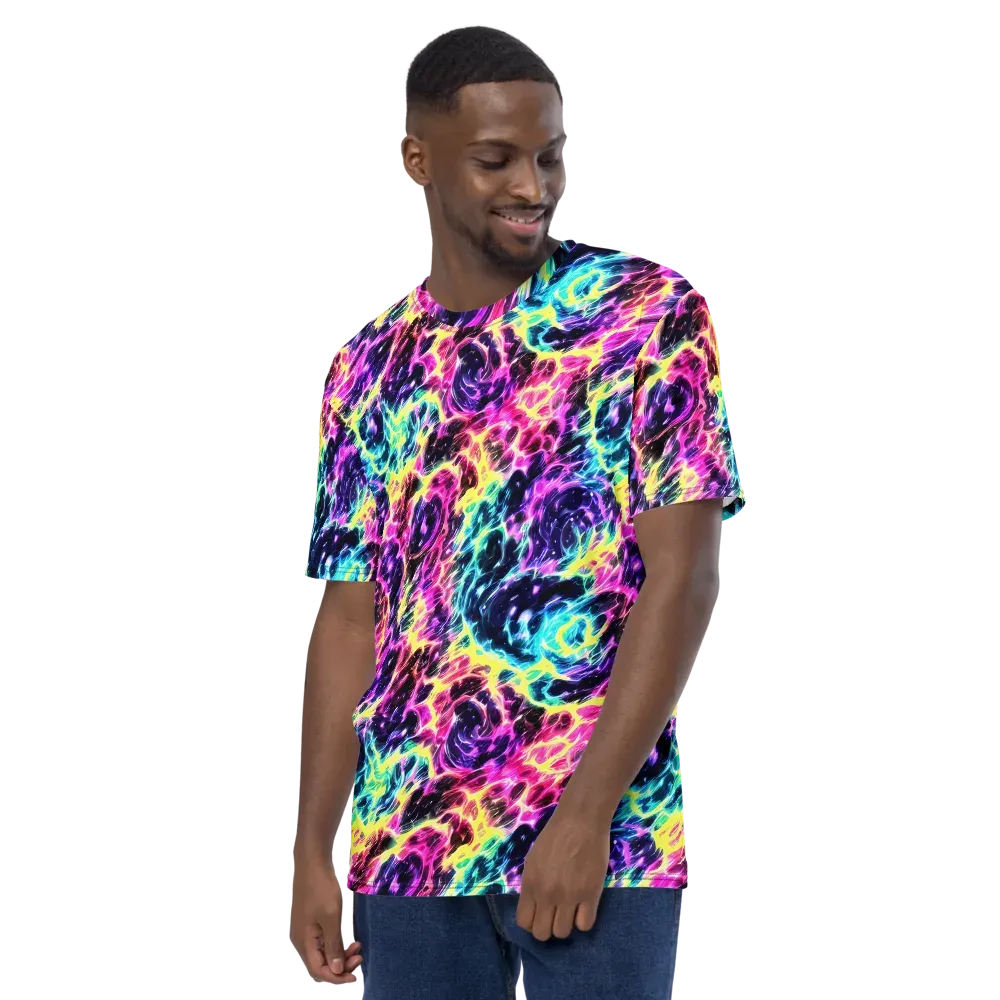 Prism Maelstrom on Men's Crew Neck T-Shirt — Left