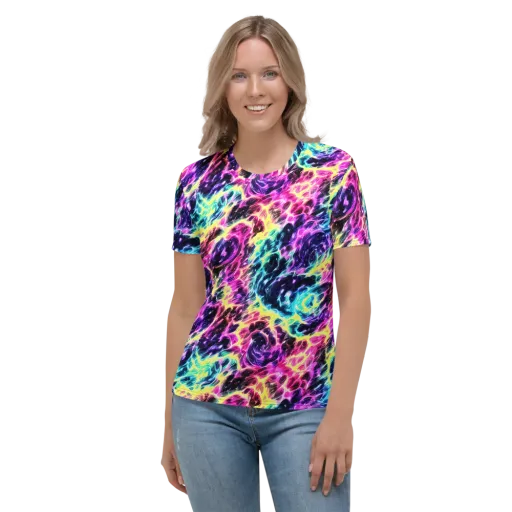 Prism Maelstrom on a Women's Crew Neck T-Shirt