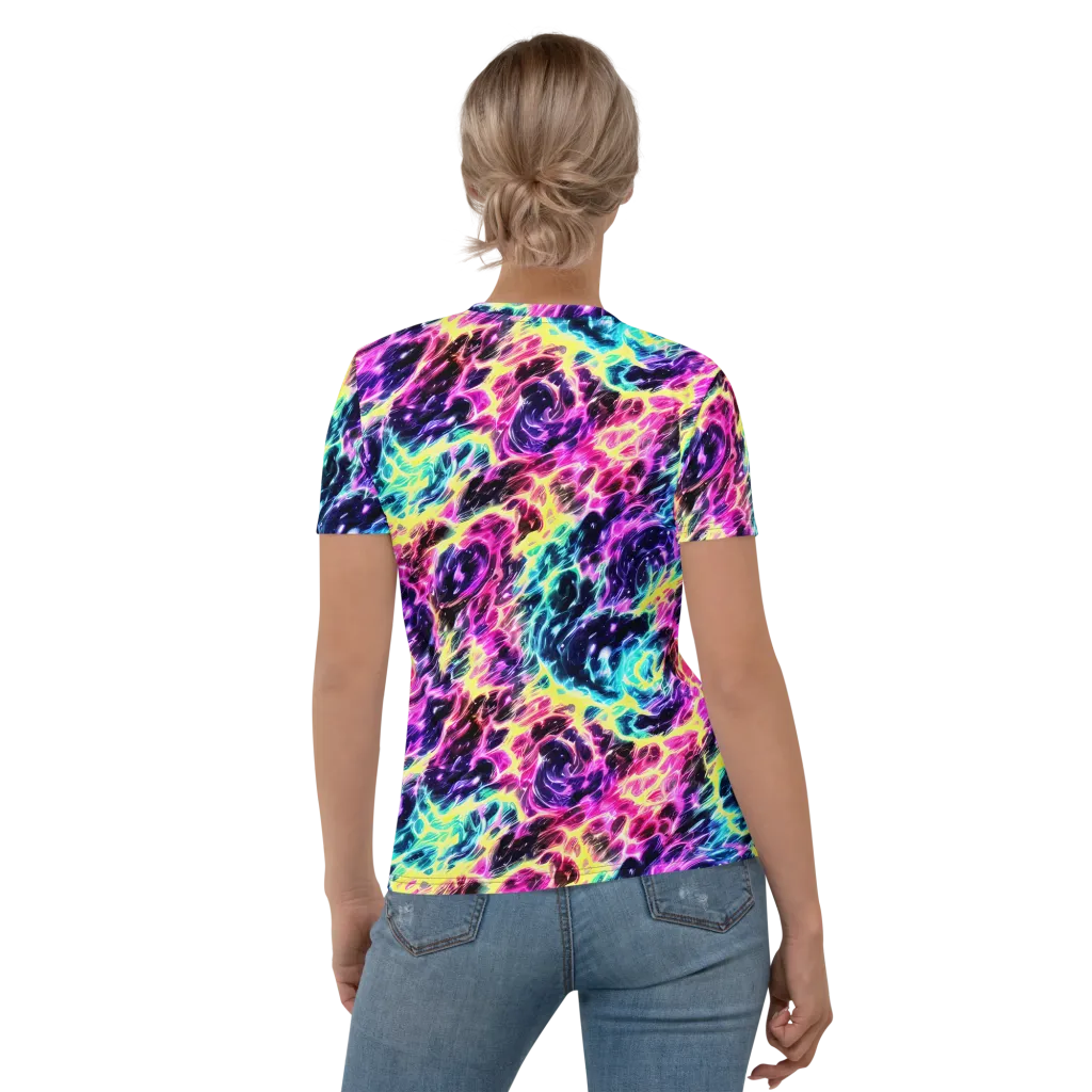 Prism Maelstrom on Women's Crew Neck T-Shirt — Back