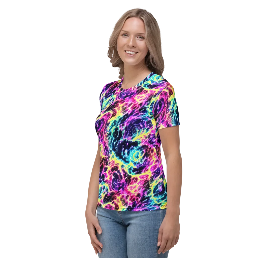 Prism Maelstrom on Women's Crew Neck T-Shirt — Left