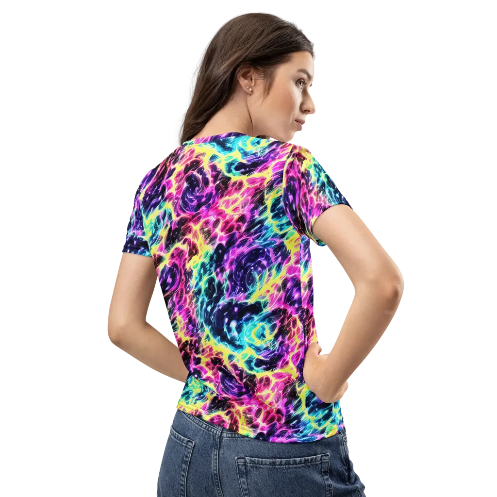 Prism Maelstrom on Women's Crew Neck T-Shirt — Back