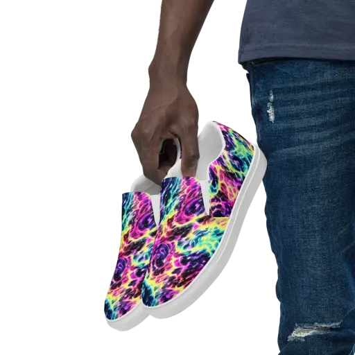 Prism Maelstrom on a Men's Slip-On Canvas Shoes