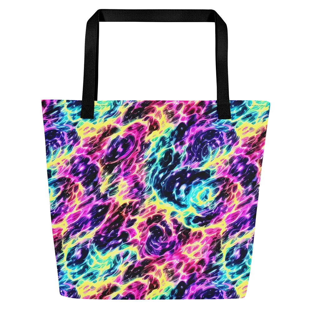 Prism Maelstrom on Large Tote Bag W/ Pocket — Front