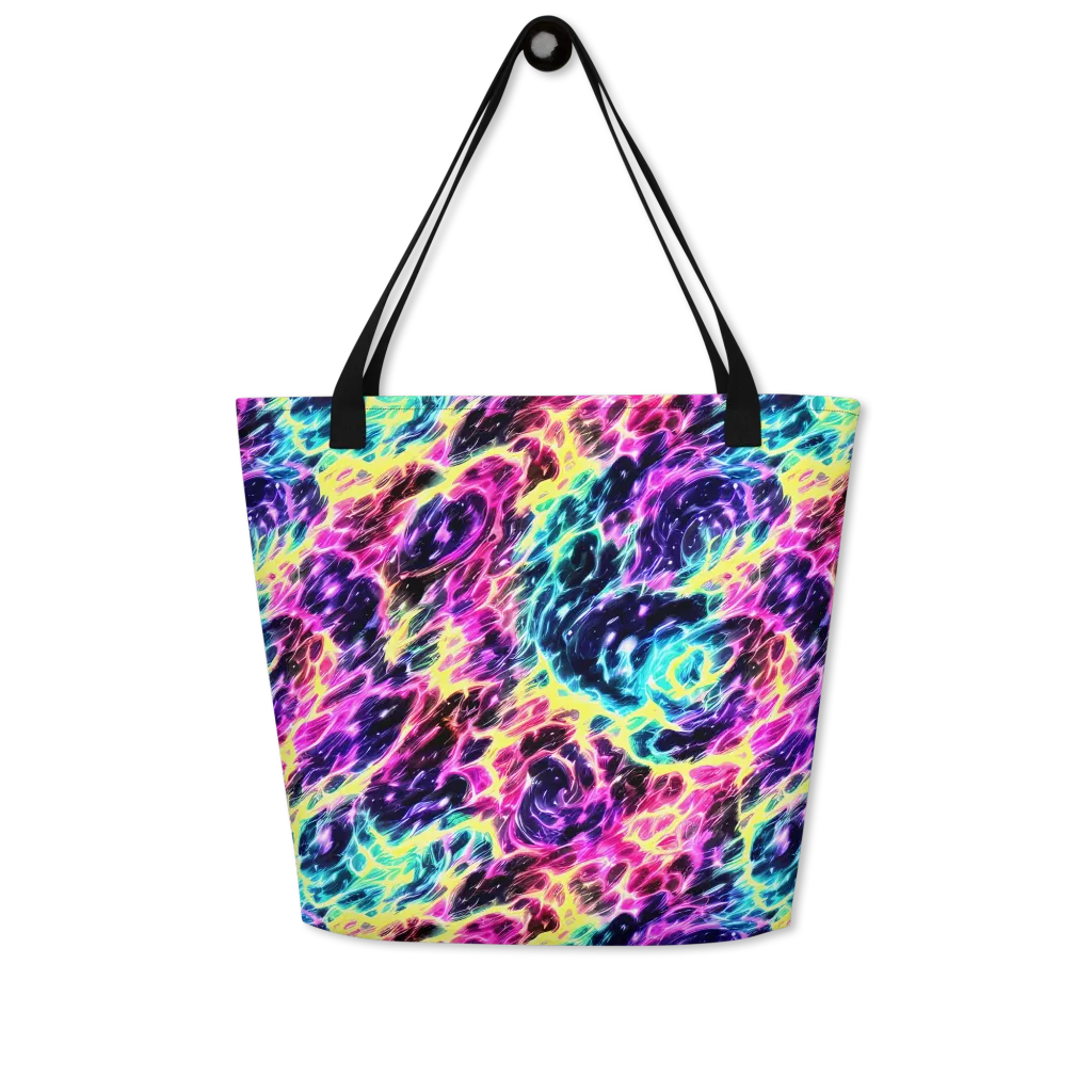 Prism Maelstrom on Large Tote Bag W/ Pocket — Front