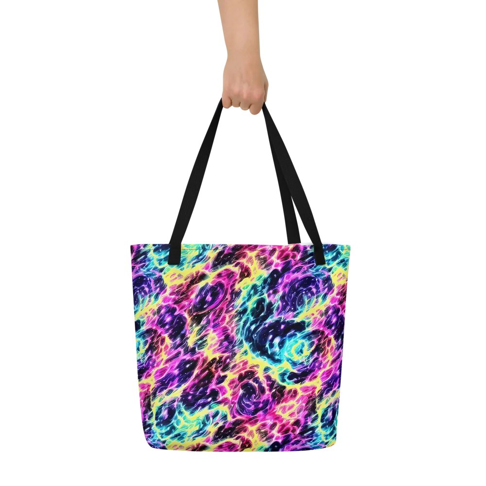 Prism Maelstrom on Large Tote Bag W/ Pocket — Front