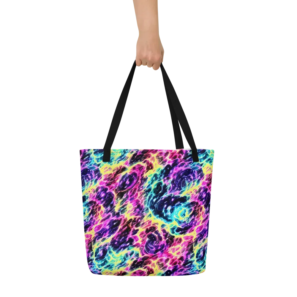 Prism Maelstrom on Large Tote Bag W/ Pocket — Front