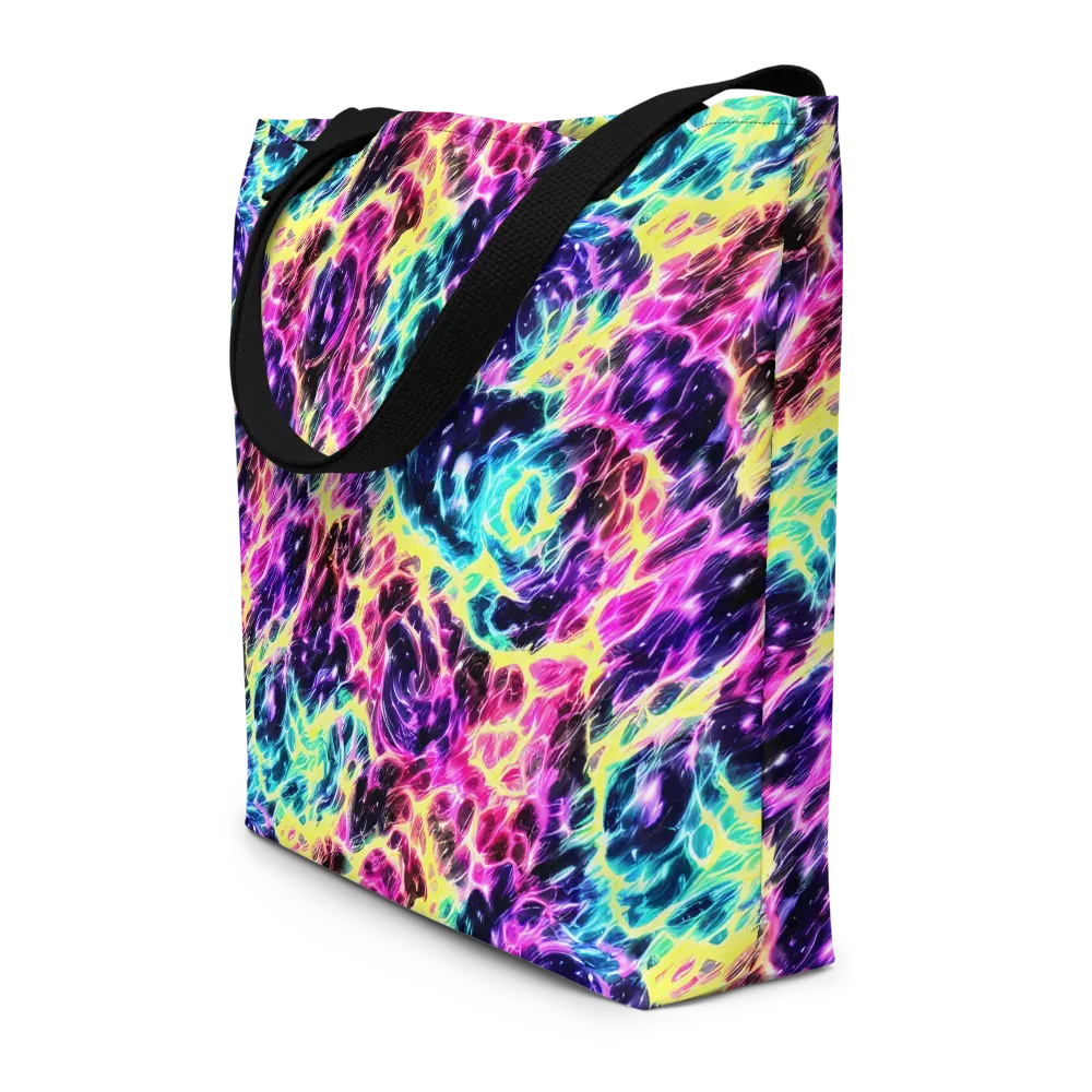 Prism Maelstrom on Large Tote Bag W/ Pocket — Front