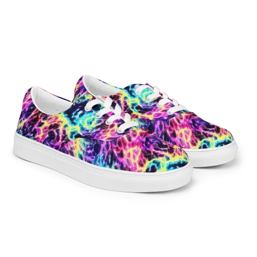 Prism Maelstrom on a Men's Lace-Up Canvas Shoes
