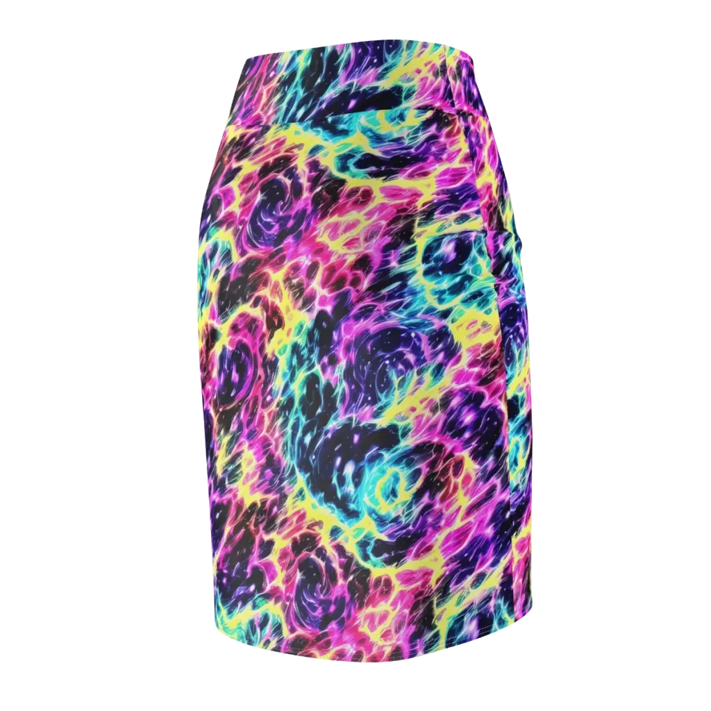 Prism Maelstrom on Pencil Skirt — Back Side