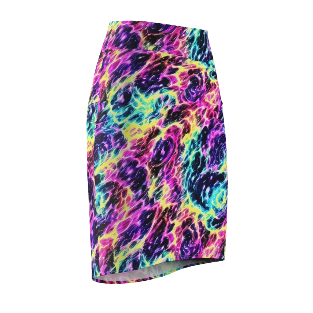 Prism Maelstrom on Pencil Skirt — Front Side