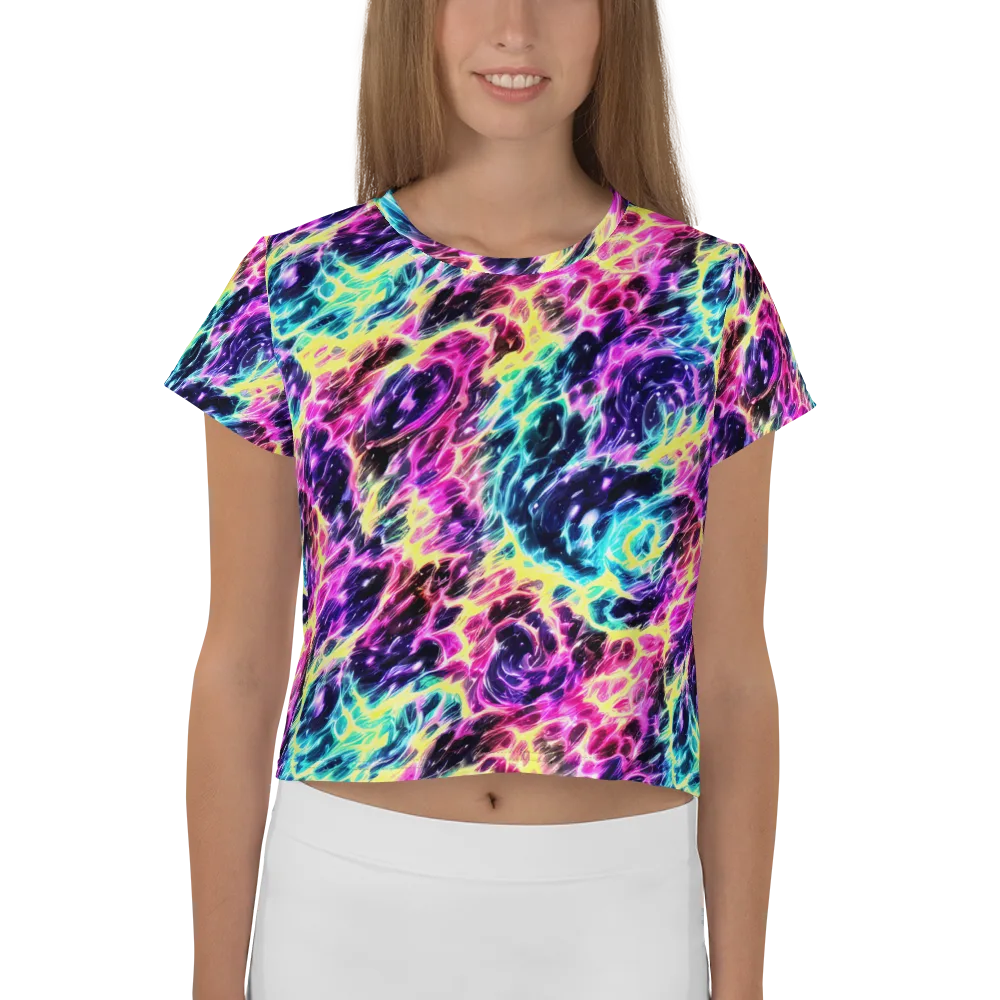 Prism Maelstrom on Crop Tee — Front