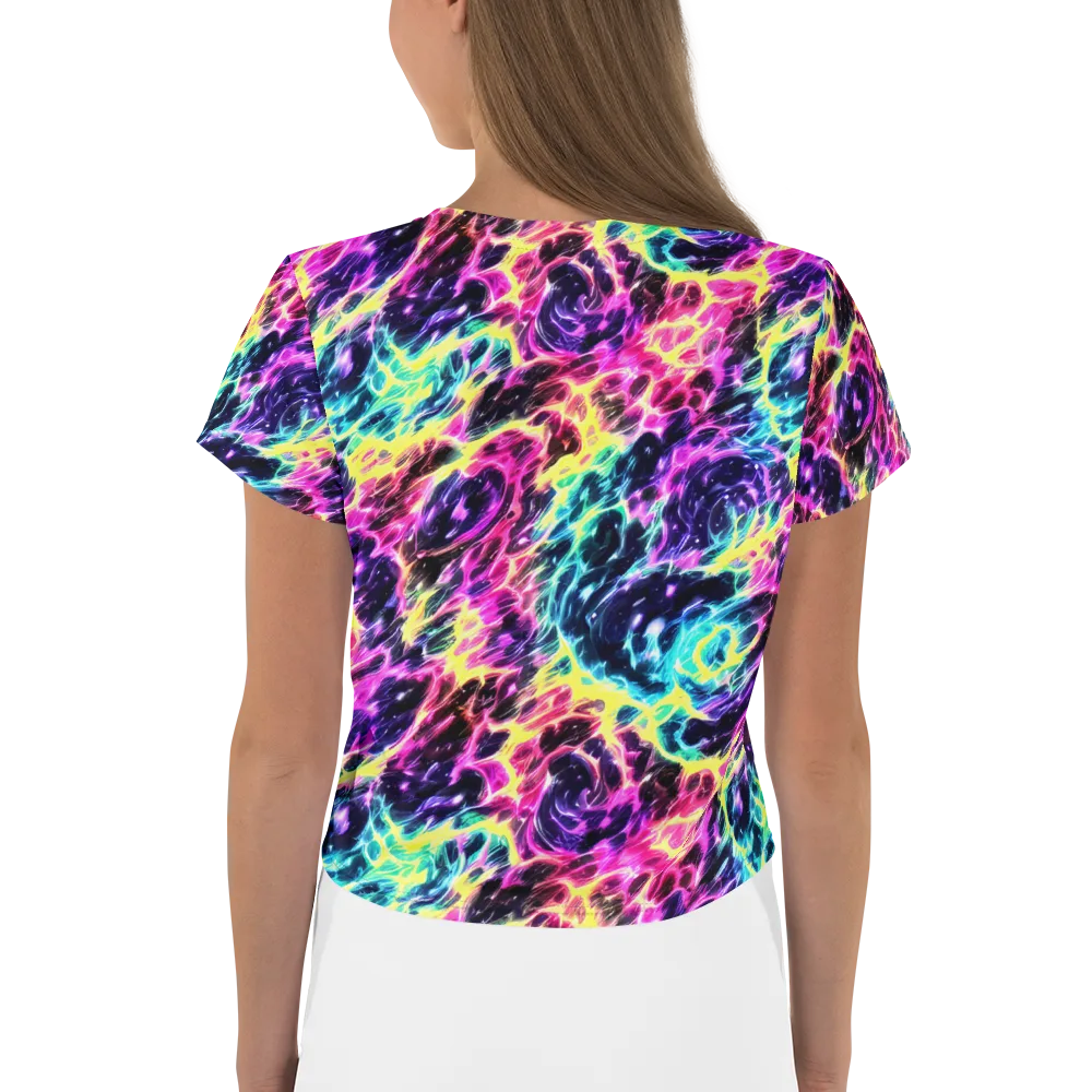 Prism Maelstrom on Crop Tee — Back