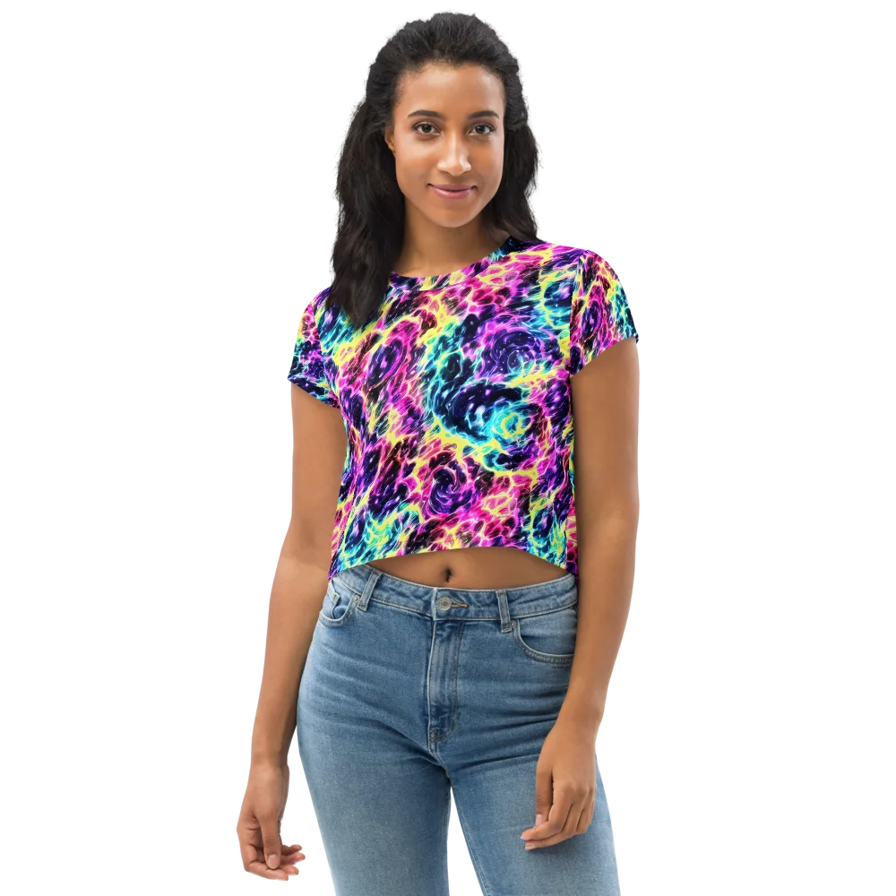 Prism Maelstrom on Crop Tee — Front
