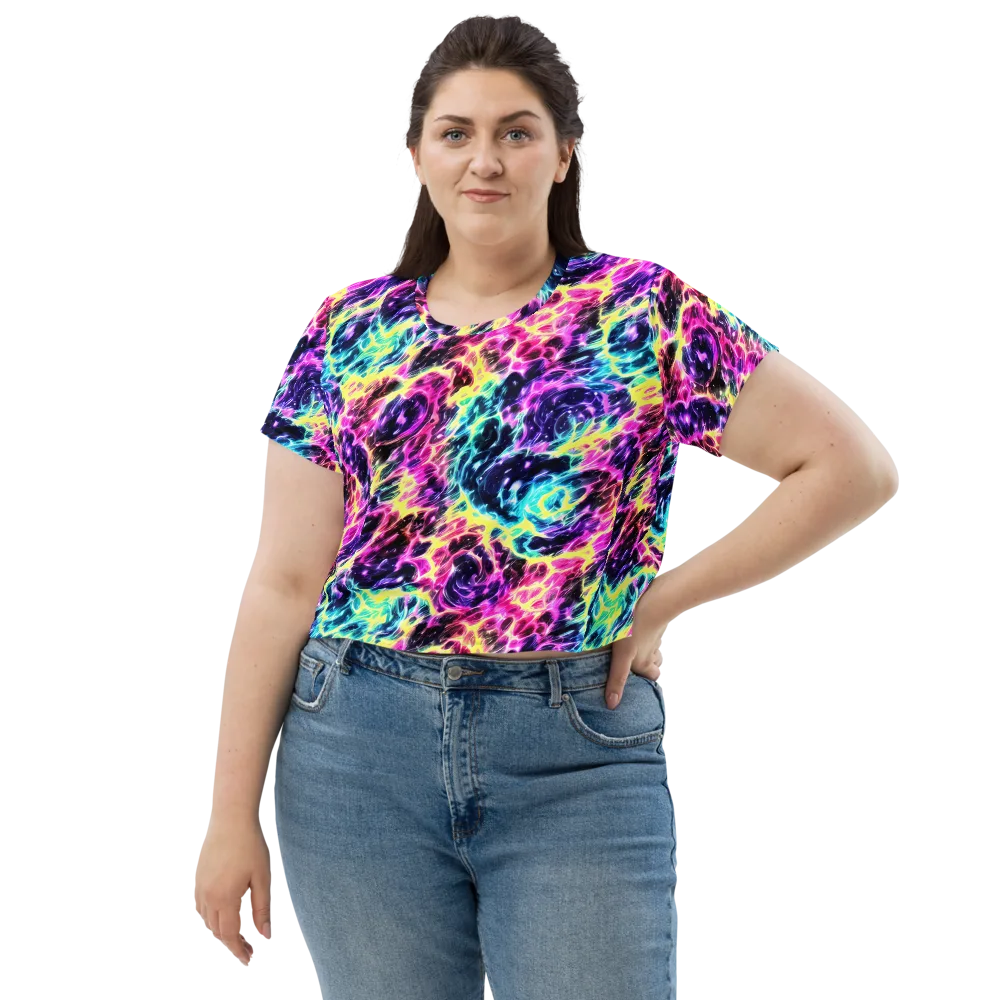 Prism Maelstrom on Crop Tee — Front