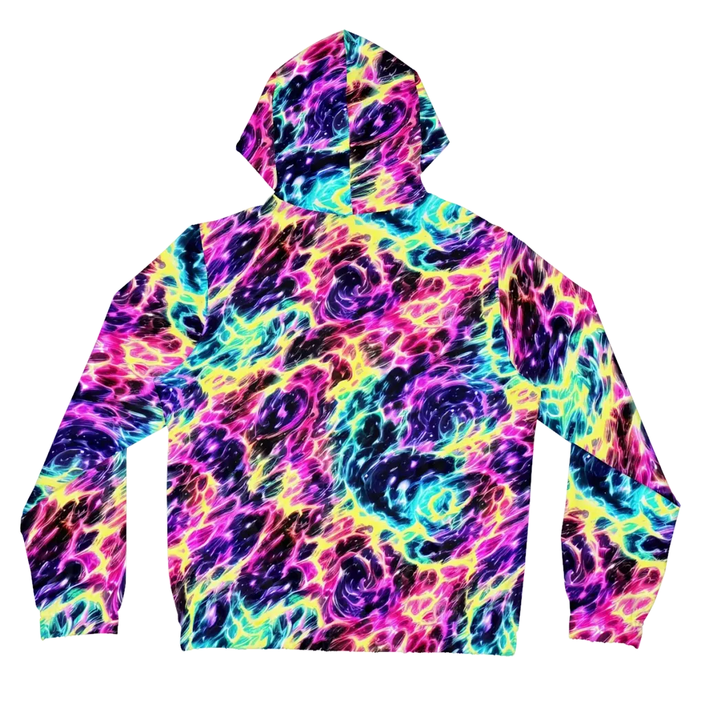 Prism Maelstrom on Women's Full-Zip Hoodie — Back
