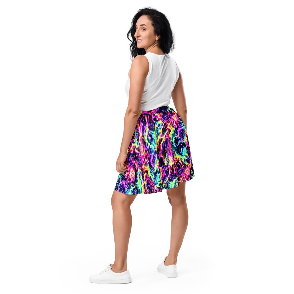 Prism Maelstrom on Skater Skirt — Back