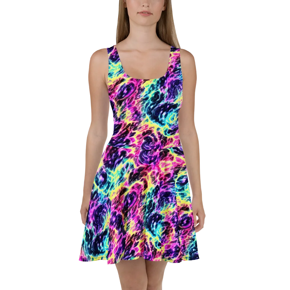 Prism Maelstrom on Skater Dress — Front