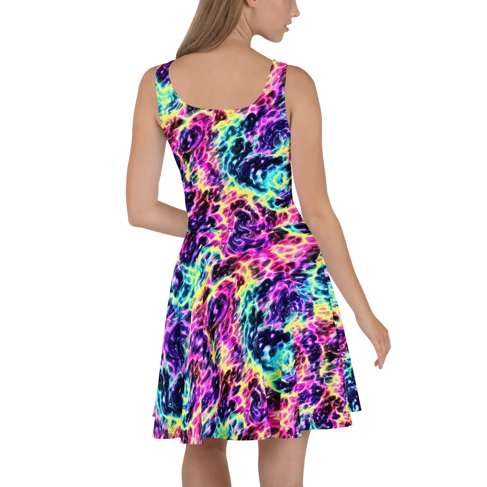 Prism Maelstrom on Skater Dress — Back