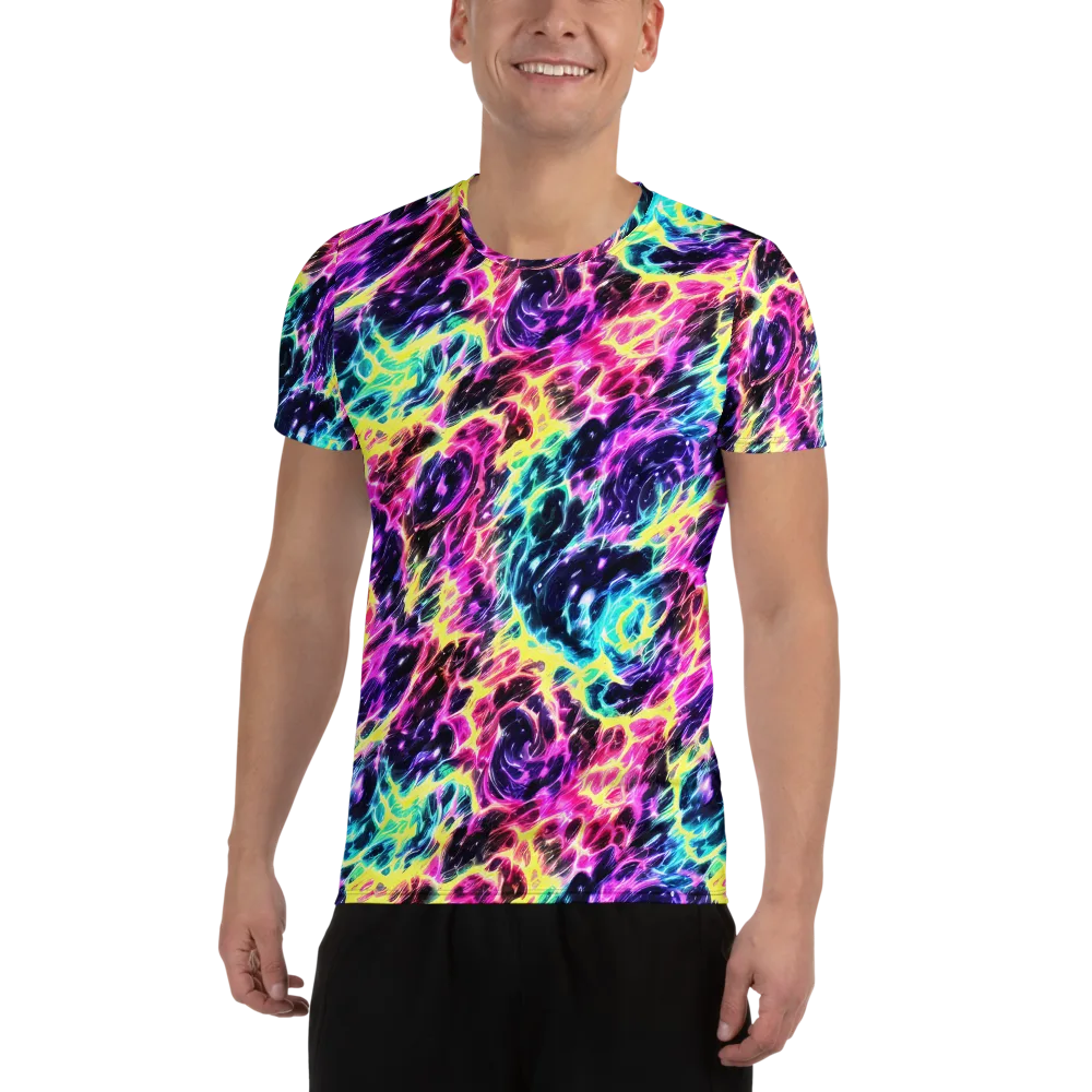 Prism Maelstrom on Men's Athletic T-Shirt — Front