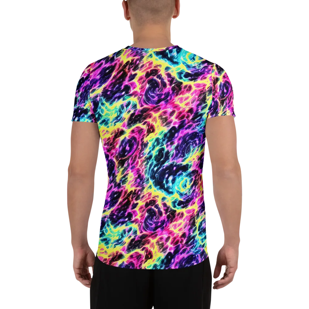 Prism Maelstrom on Men's Athletic T-Shirt — Back