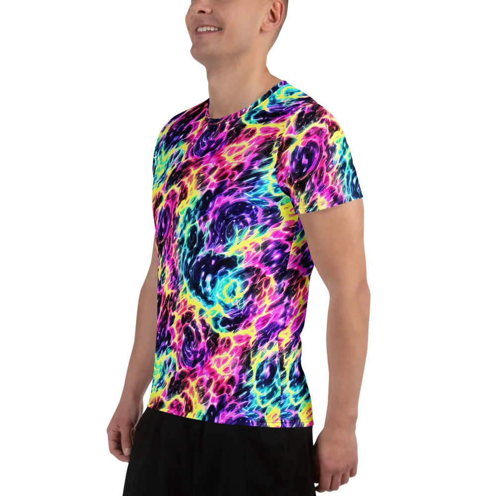 Prism Maelstrom on Men's Athletic T-Shirt — Left
