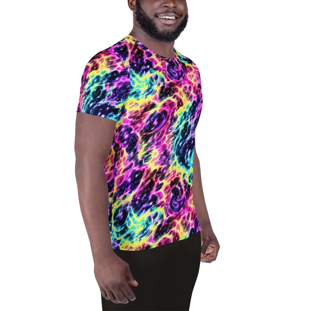 Prism Maelstrom on Men's Athletic T-Shirt — Right