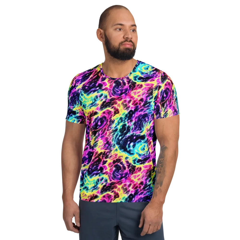 Prism Maelstrom on Men's Athletic T-Shirt — Front