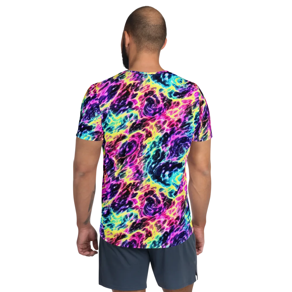 Prism Maelstrom on Men's Athletic T-Shirt — Back