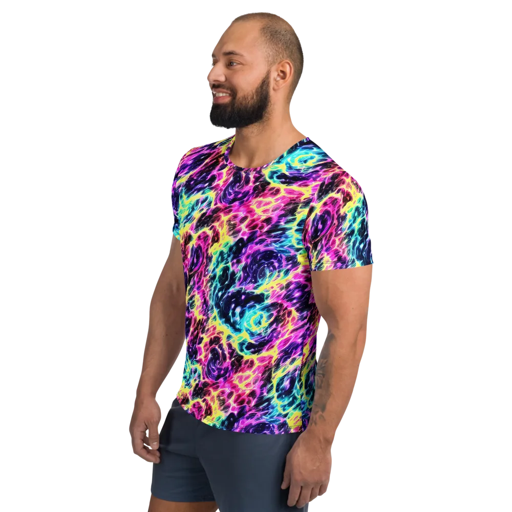 Prism Maelstrom on Men's Athletic T-Shirt — Left