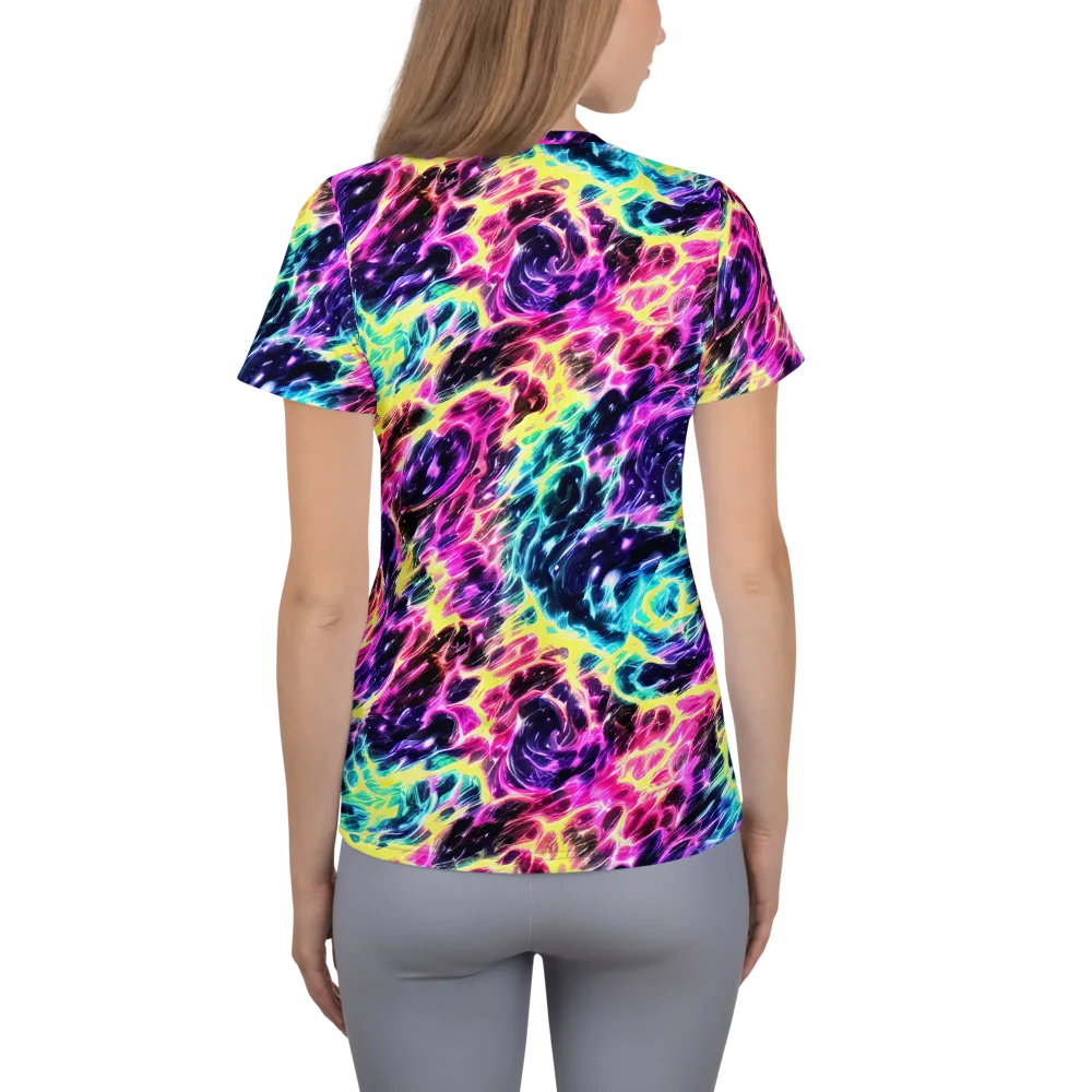 Prism Maelstrom on Women's Athletic T-Shirt — Back