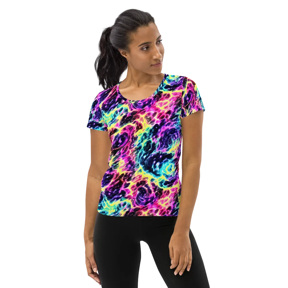 Prism Maelstrom on Women's Athletic T-Shirt — Front