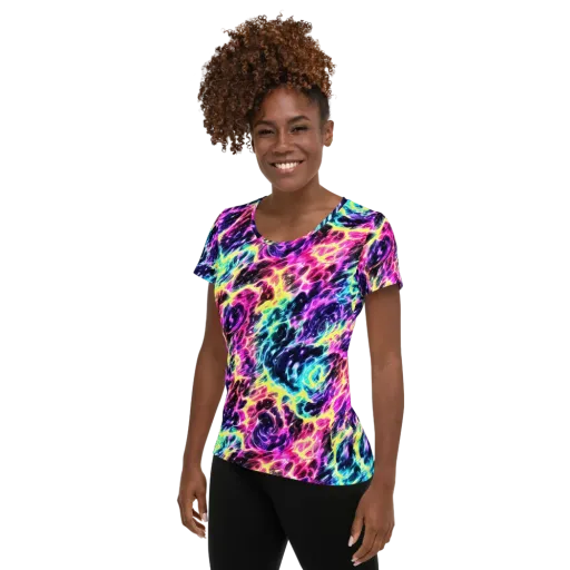 Prism Maelstrom on a Women's Athletic T-Shirt