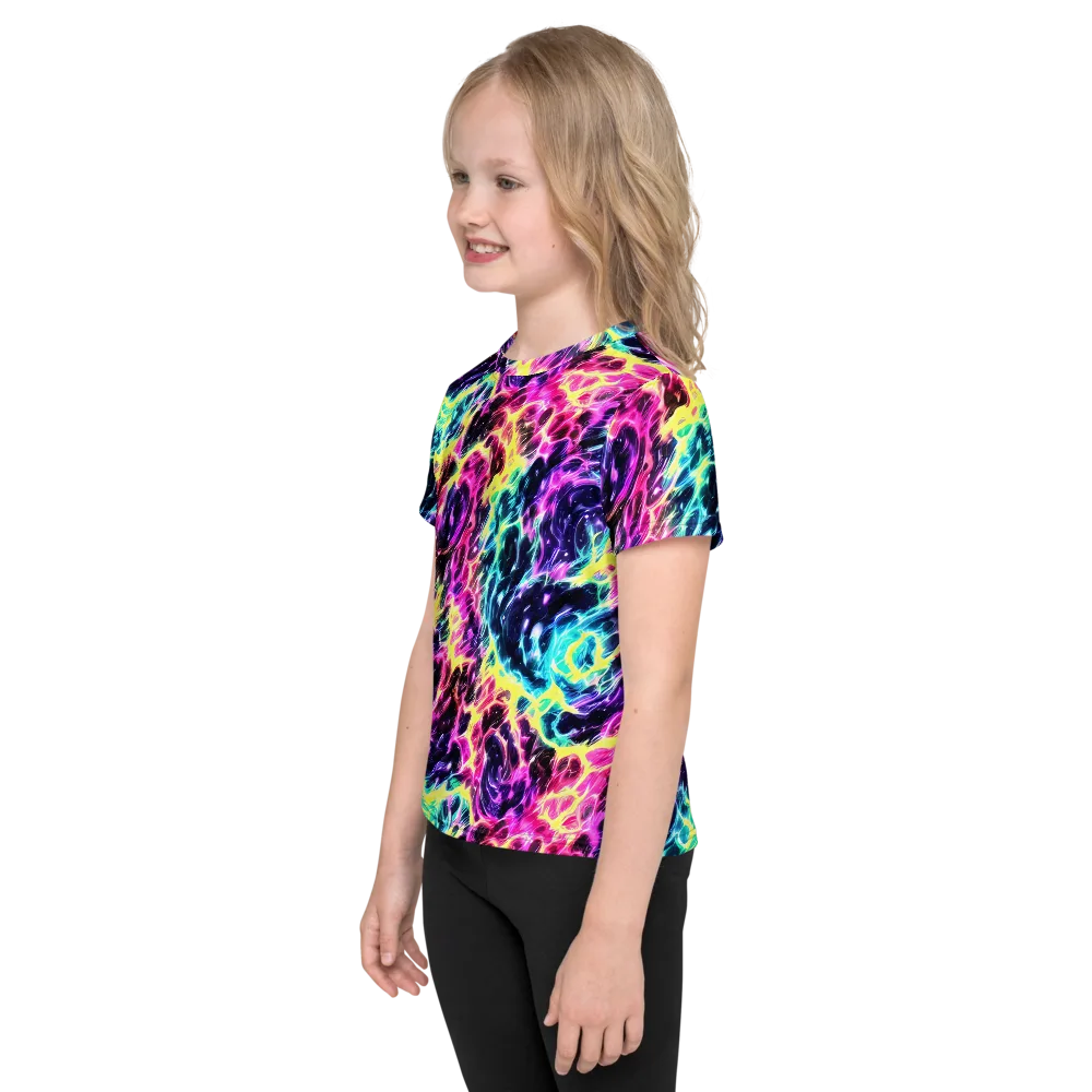 Prism Maelstrom on Kids Crew Neck T-Shirt — Left