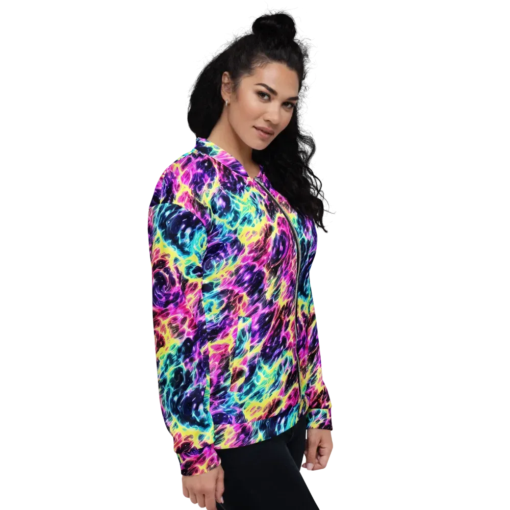 Prism Maelstrom on Bomber Jacket — Right