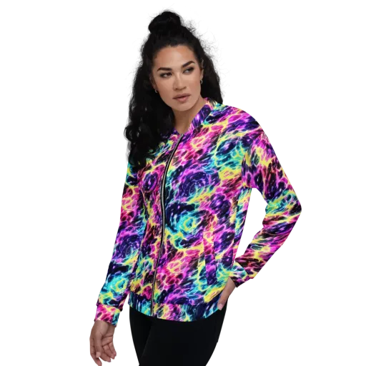 Prism Maelstrom on a Bomber Jacket