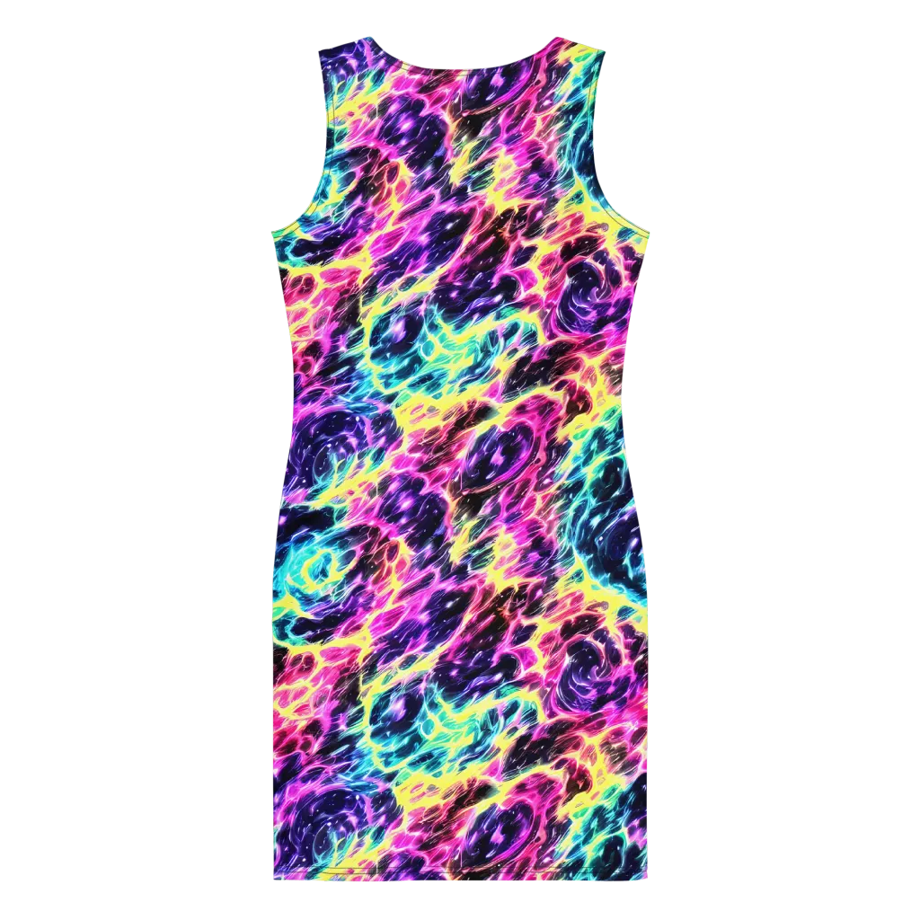 Prism Maelstrom on Bodycon Dress — Back