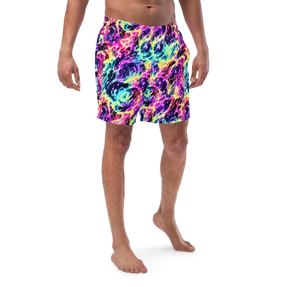 Prism Maelstrom on Swim Trunks — Front