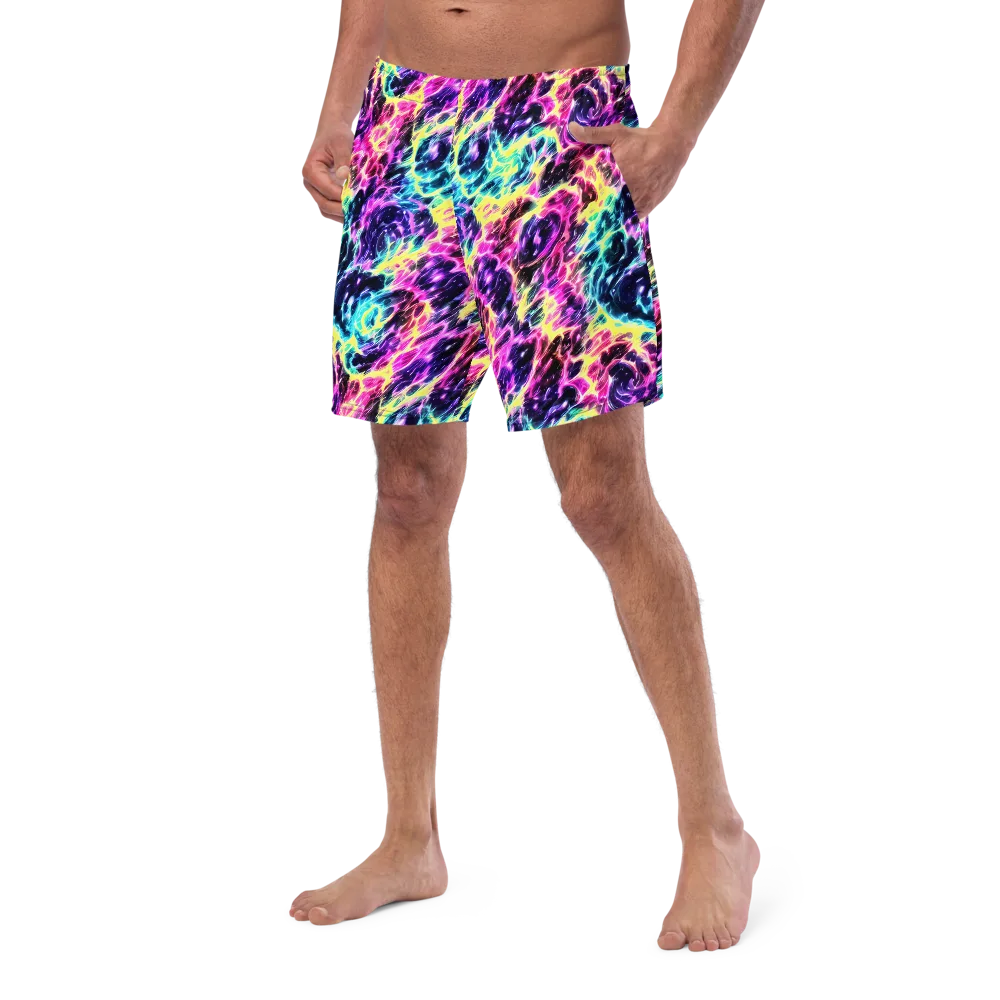 Prism Maelstrom on Swim Trunks — Left Front