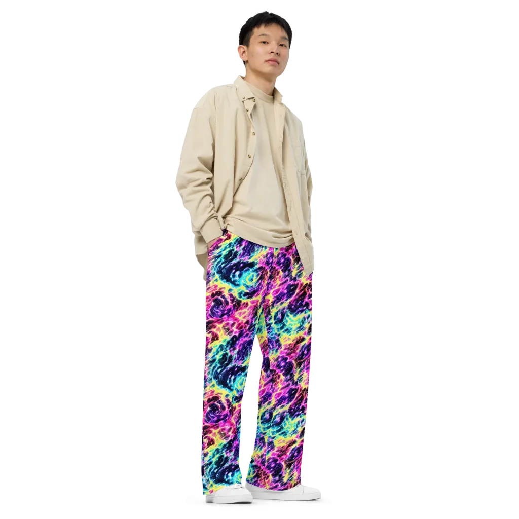 Prism Maelstrom on Wide-Leg Pants — Right Front