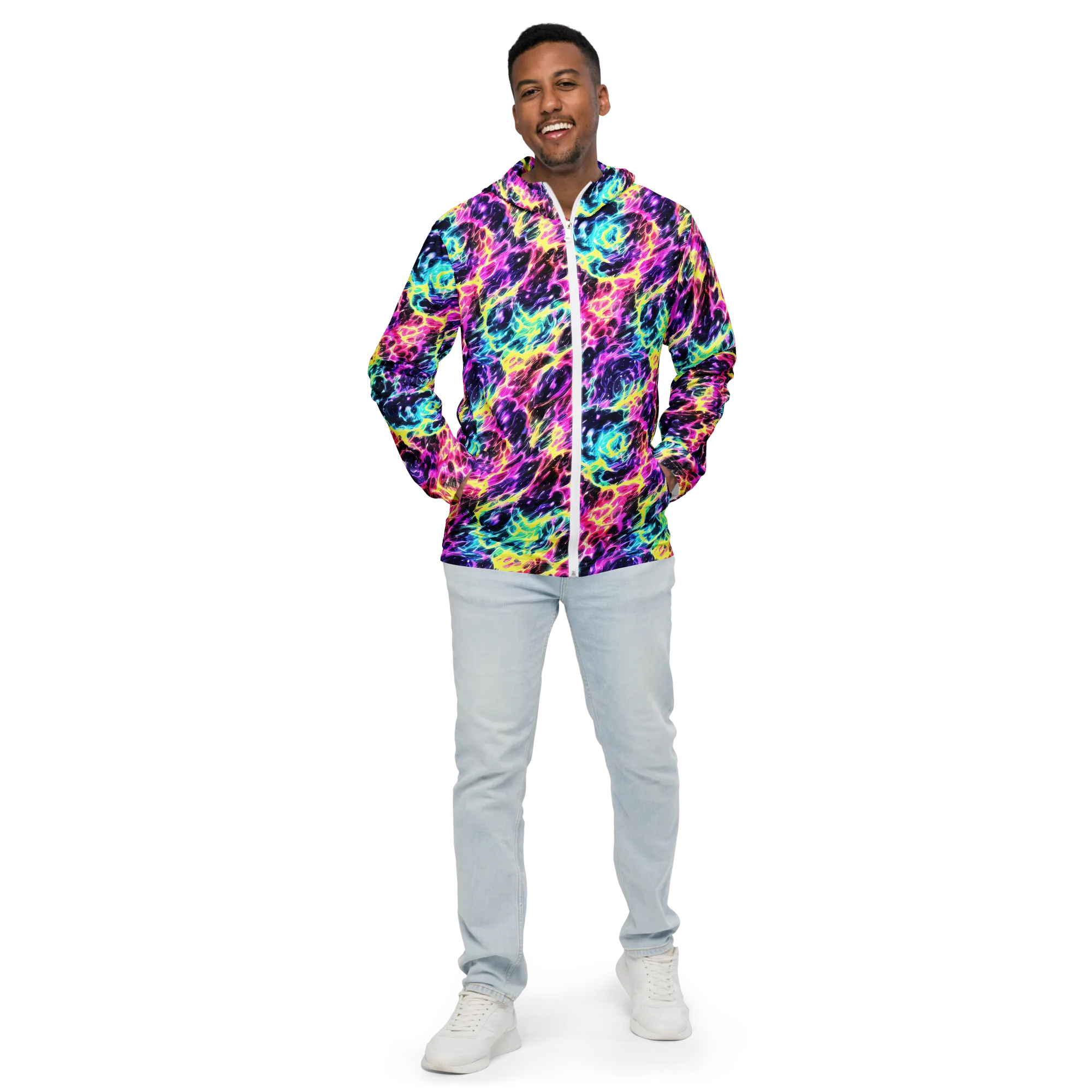 Prism Maelstrom on Men's Windbreaker — Front