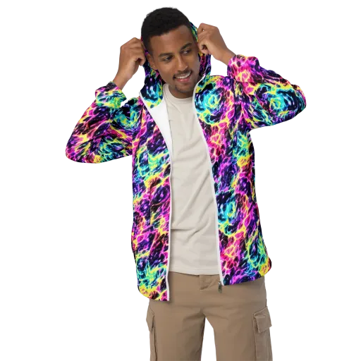 Prism Maelstrom on a Men's Windbreaker