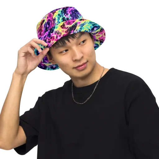 Prism Maelstrom on a Reversible Bucket Hat