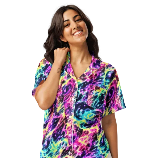 Prism Maelstrom on a Women's Short Sleeve Pajama Top