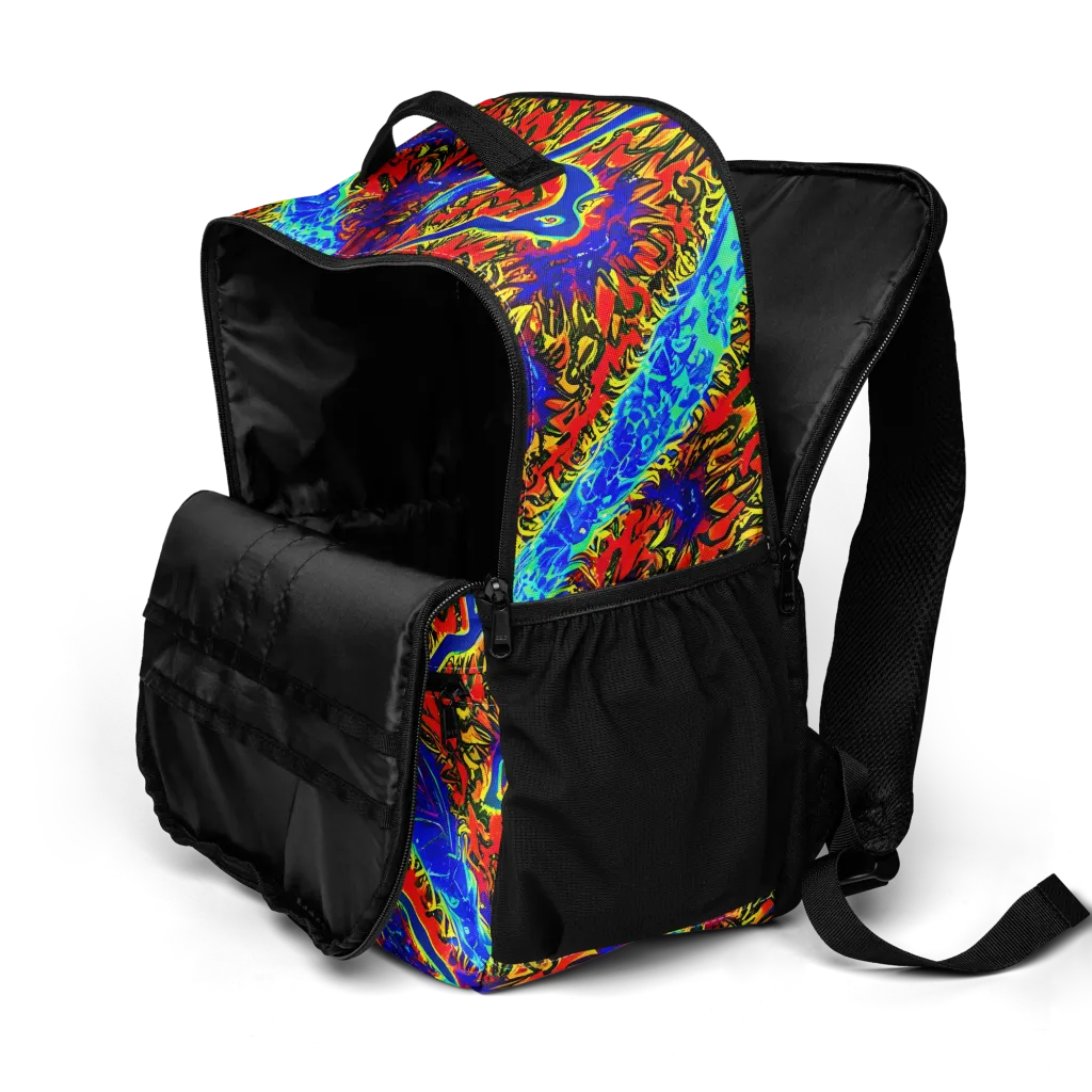 Electric Petalstorm on Utility Backpack — Product details 2