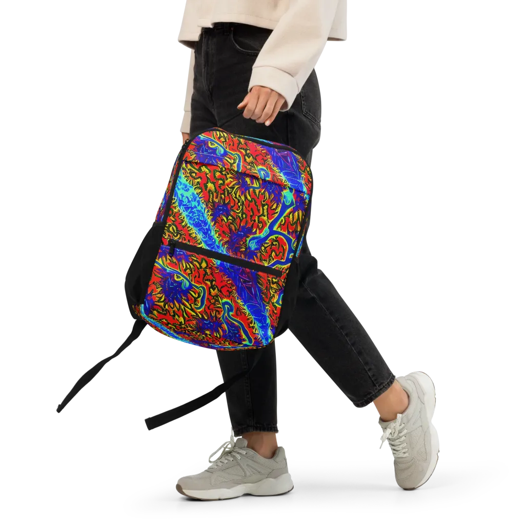 Electric Petalstorm on Utility Backpack — Front