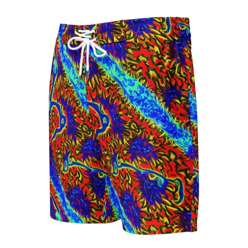 Electric Petalstorm on a Men's Board Shorts