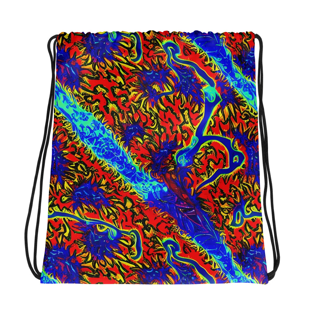 Electric Petalstorm on Drawstring Bag — Photo