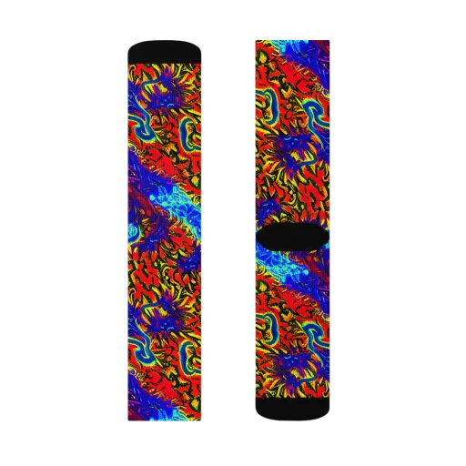Electric Petalstorm on a Socks