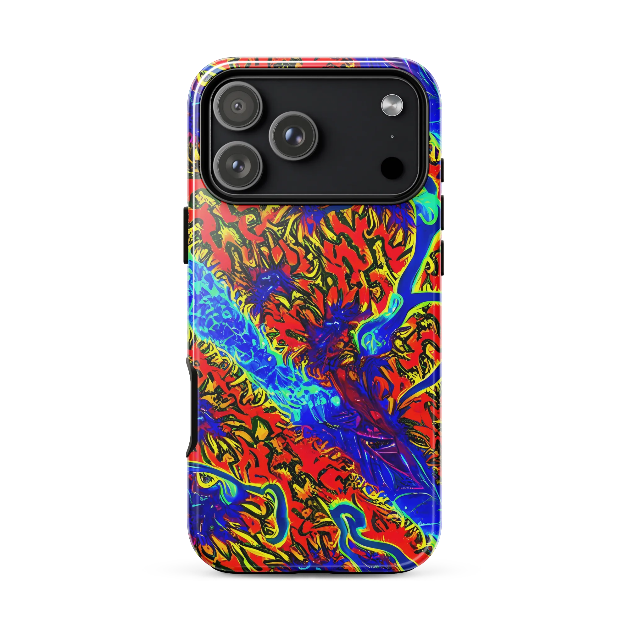 Electric Petalstorm on Tough Case for iPhone® — Front