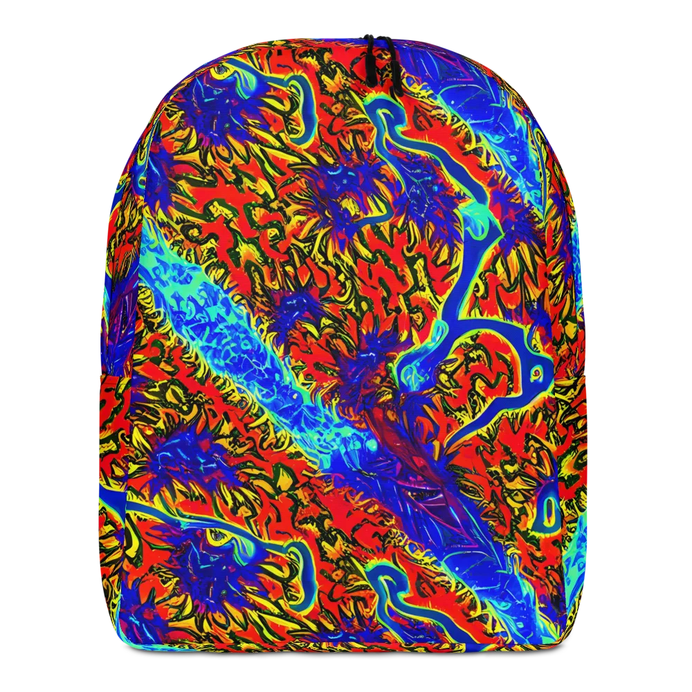 Electric Petalstorm on Minimalist Backpack — Front